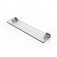 Allied Brass SL-1-22-PNI - Shadwell Collection 22 Inch Glass Vanity Shelf with Beveled Edges
