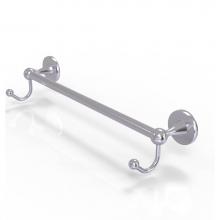 Allied Brass SL-41-18-HK-SCH - Shadwell Collection 18 Inch Towel Bar with Integrated Hooks