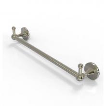 Allied Brass SL-41-18-PEG-PNI - Shadwell Collection 18 Inch Towel Bar with Integrated Hooks