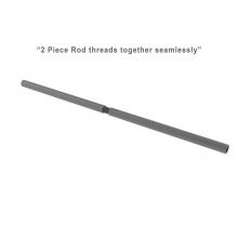 Allied Brass SR-60-GYM - 60 Inch Shower Curtain Rod