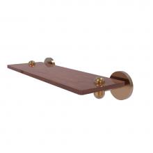 Allied Brass TA-1-16-IRW-BBR - Tango Collection 16 Inch Solid IPE Ironwood Shelf