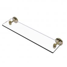 Allied Brass TA-1/22-UNL - Tango Collection 22 Inch Glass Vanity Shelf with Beveled Edges