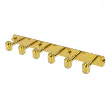 Allied Brass TA-20-6-PB - Tango Collection 6 Position Tie and Belt Rack