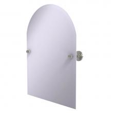 Allied Brass TA-94-SN - Frameless Arched Top Tilt Mirror with Beveled Edge