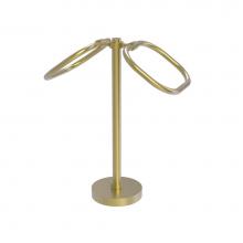 Allied Brass TB-20-SBR - Two Ring Oval Guest Towel Holder