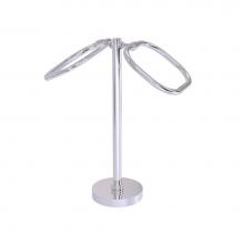 Allied Brass TB-20D-PC - Two Ring Oval Guest Towel Holder