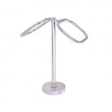 Allied Brass TB-20T-PC - Two Ring Oval Guest Towel Holder