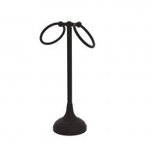 Allied Brass TR-12-ORB - Vanity Top 2 Ring Guest Towel Holder