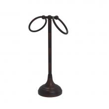 Allied Brass TR-12-VB - Vanity Top 2 Ring Guest Towel Holder