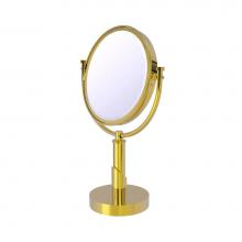Allied Brass TR-4/3X-PB - Tribecca Collection 8 Inch Vanity Top Make-Up Mirror 3X Magnification