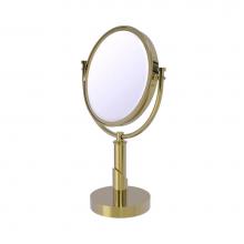 Allied Brass TR-4/4X-UNL - Tribecca Collection 8 Inch Vanity Top Make-Up Mirror 4X Magnification