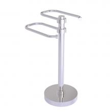 Allied Brass TS-15-PC - Free Standing Two Arm Guest Towel Holder