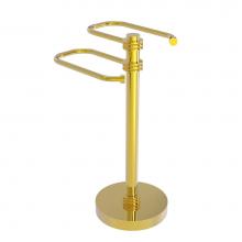 Allied Brass TS-15D-PB - Free Standing Two Arm Guest Towel Holder