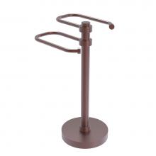 Allied Brass TS-15G-CA - Free Standing Two Arm Guest Towel Holder