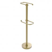 Allied Brass TS-26-SBR - Free Standing Two Roll Toilet Tissue Stand
