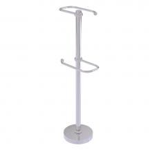 Allied Brass TS-26T-PC - Free Standing Two Roll Toilet Tissue Stand