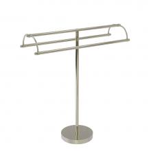 Allied Brass TS-31-PNI - Free Standing Double Arm Towel Holder