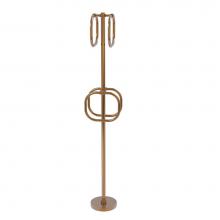 Allied Brass TS-40D-BBR - Towel Stand with 4 Integrated Towel Rings