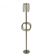 Allied Brass TS-40T-ABR - Towel Stand with 4 Integrated Towel Rings