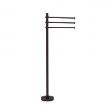 Allied Brass TS-45-ABZ - Towel Stand with 3 Pivoting 12 Inch Arms
