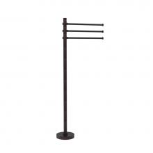 Allied Brass TS-45-VB - Towel Stand with 3 Pivoting 12 Inch Arms