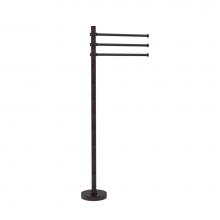 Allied Brass TS-45G-VB - Towel Stand with 3 Pivoting 12 Inch Arms