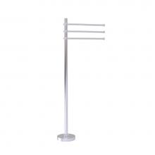 Allied Brass TS-45T-SCH - Towel Stand with 3 Pivoting 12 Inch Arms