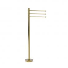 Allied Brass TS-45T-UNL - Towel Stand with 3 Pivoting 12 Inch Arms