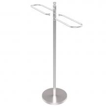 Allied Brass TS-8-SCH - Contemporary Free Standing Floor Bath Towel Valet