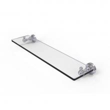 Allied Brass WP-1/22-PC - Waverly Place Collection 22 Inch Glass Vanity Shelf with Beveled Edges