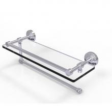 Allied Brass WP-1PT/16-GAL-SCH - Waverly Place Collection Paper Towel Holder with 16 Inch Gallery Glass Shelf