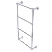 Allied Brass WP-28D-24-PC - Waverly Place Collection 4 Tier 24 Inch Ladder Towel Bar with Dotted Detail