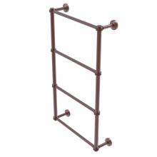Allied Brass WP-28D-36-CA - Waverly Place Collection 4 Tier 36 Inch Ladder Towel Bar with Dotted Detail