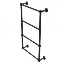 Allied Brass WP-28G-36-ABZ - Waverly Place Collection 4 Tier 30 Inch Ladder Towel Bar with Groovy Detail