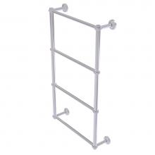 Allied Brass WP-28T-30-PC - Waverly Place Collection 4 Tier 30 Inch Ladder Towel Bar with Twisted Detail