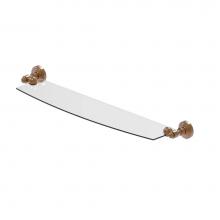 Allied Brass WP-33/24-BBR - Waverly Place 24 Inch Glass Shelf