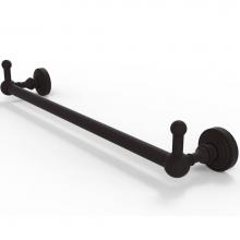 Allied Brass WP-41-36-PEG-ORB - Waverly Place Collection 36 Inch Towel Bar with Integrated Hooks