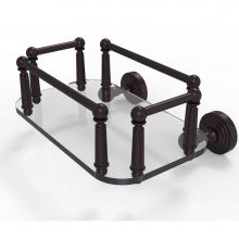 Allied Brass WP-GT-5-ABZ - Waverly Place Collection Wall Mounted Glass Guest Towel Tray