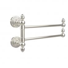 Allied Brass WP-GTB-2-PNI - Waverly Place Collection 2 Swing Arm Towel Rail