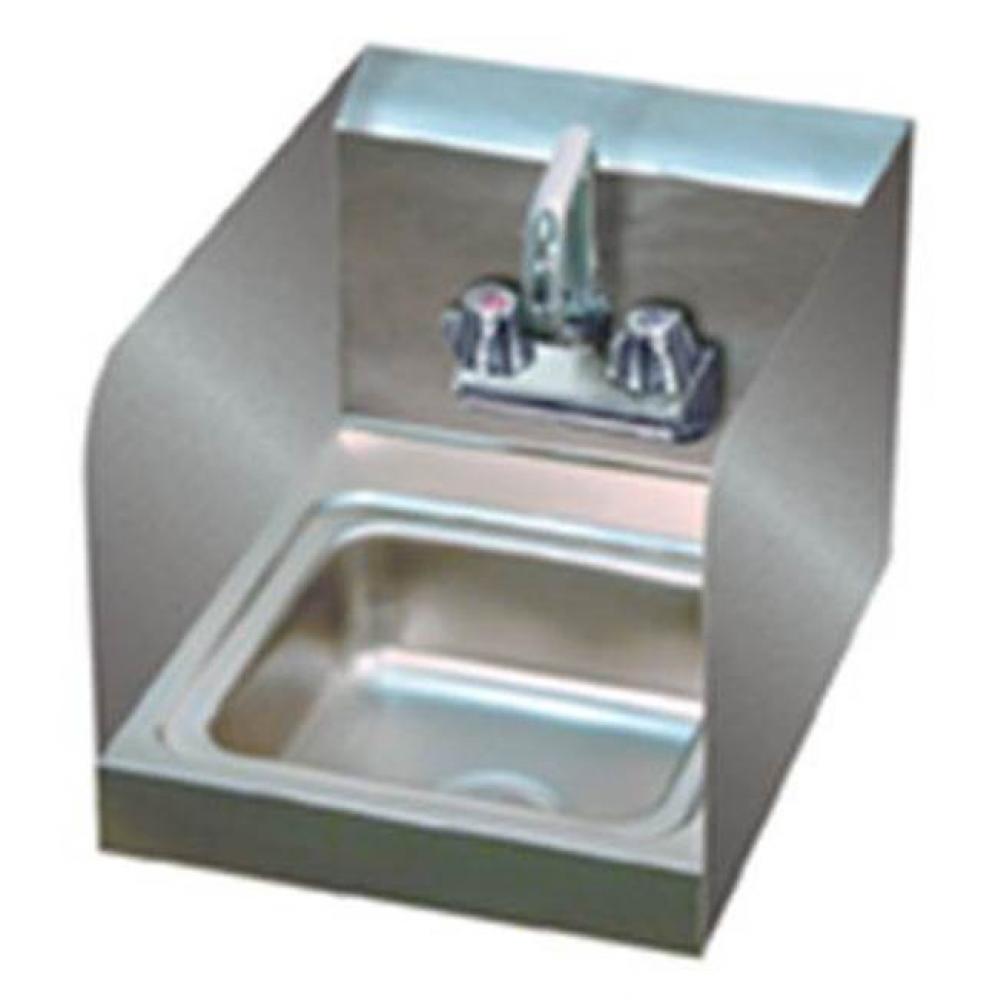 Economy Hand Sink w/Side Splashes, wall model