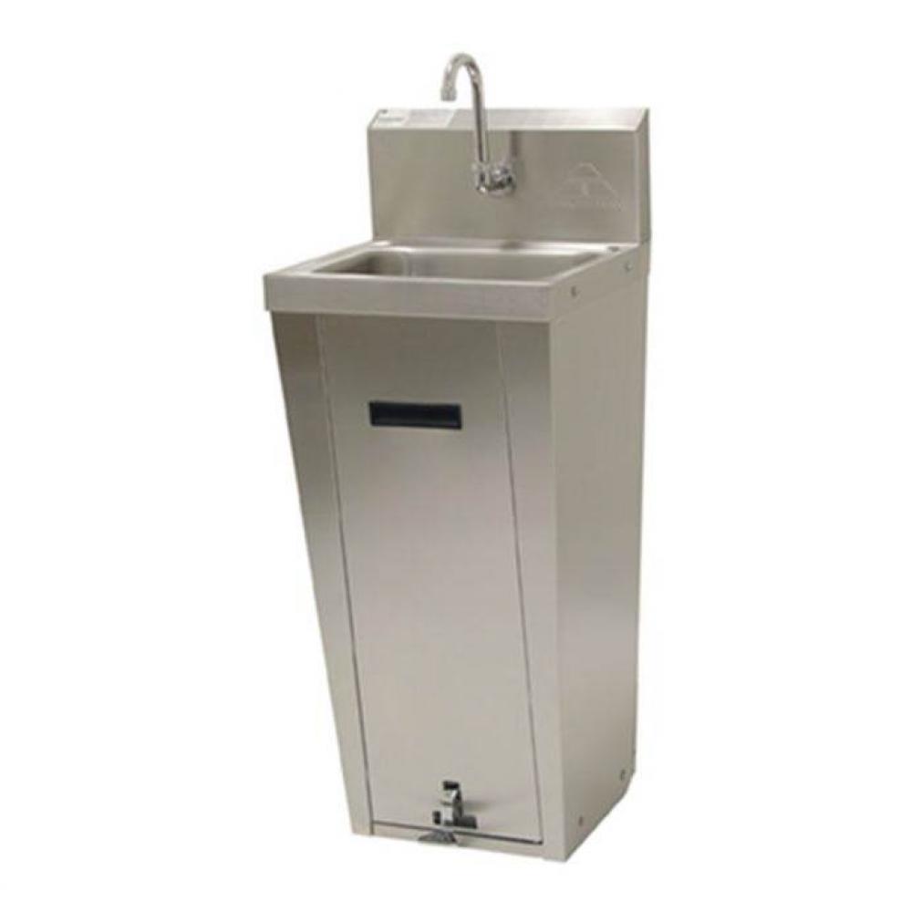 Hand Sink, pedestal mounted base