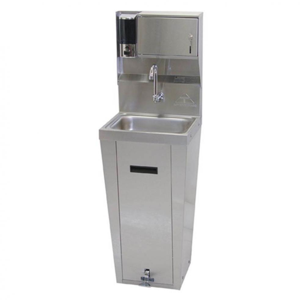 Hand Sink, pedestal mounted base