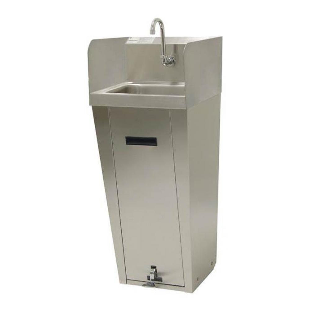 Hand Sink, pedestal mounted base