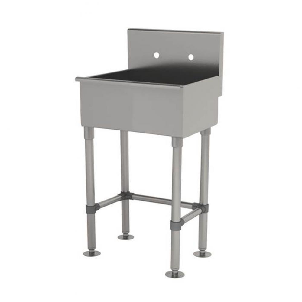 Multiwash Hand Sink With Stainless Steel Legs And Flanged Feet