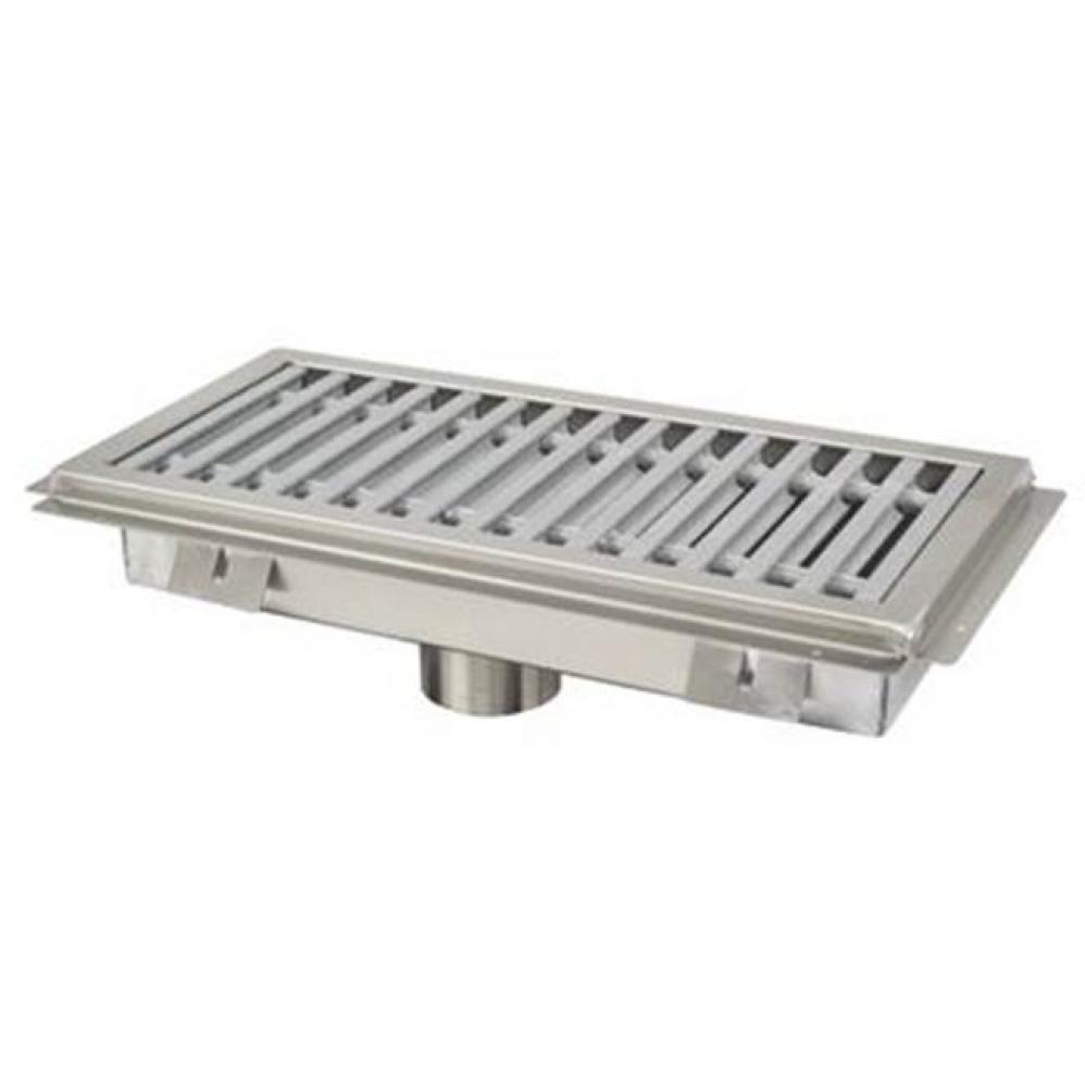 Floor Trough, 84''W x 24''D x 4'' deep