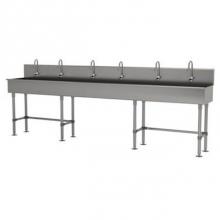Advance Tabco 19-FM-120EF - Multiwash Hand Sink With Stainless Steel Legs And Flanged Feet