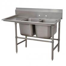 Advance Tabco 94-2-36-24L - Regaline Sink, 2-compartment