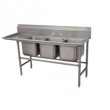 Advance Tabco 94-3-54-18L - Regaline Sink, 3-compartment