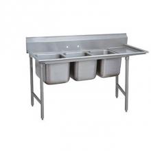Advance Tabco 9-23-60-24R - Regaline Sink, 3-compartment