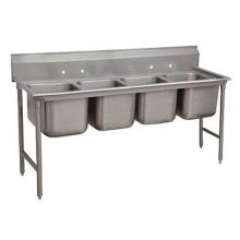 Advance Tabco 93-4-72 - Regaline Sink, 4-compartment